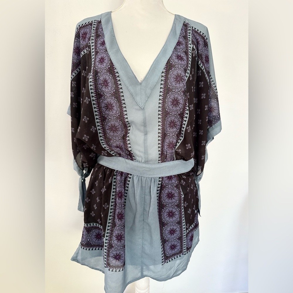 Free People V-neck Mini Dress